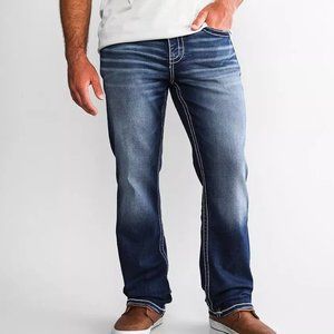 BKE Tyler Stretch Jeans Men's 36R Denim The Buckle Wide Stitching